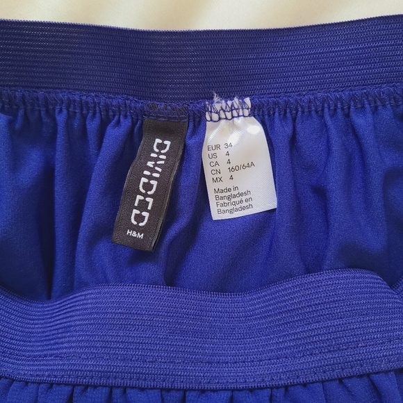 Divided by H&M - Royal Blue Sheer Maxi Skirt | Size 4 - Picture 4 of 4